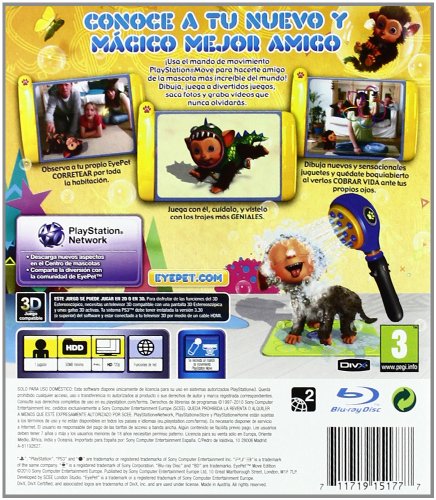 Sony EyePet Move Edition - Mascota Virtual Interactiva para PS3 con PlayStation Move Sony EyePet Move Edition - Mascota Virtual Interactiva para PS3 con PlayStation Move